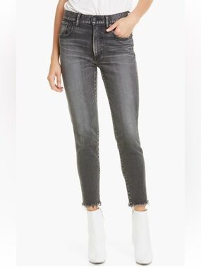 Moussy Westcliffe High Waist Jeans in Light Black Size 30